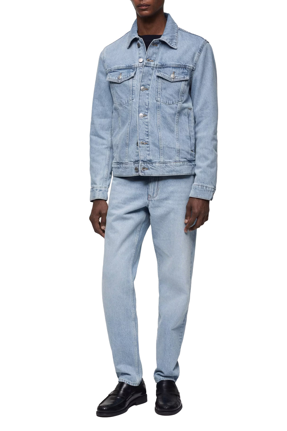 Мужской Mango Man Куртка RYAN джинсовая с карманами (цвет ), артикул 67064440 | Фото 2