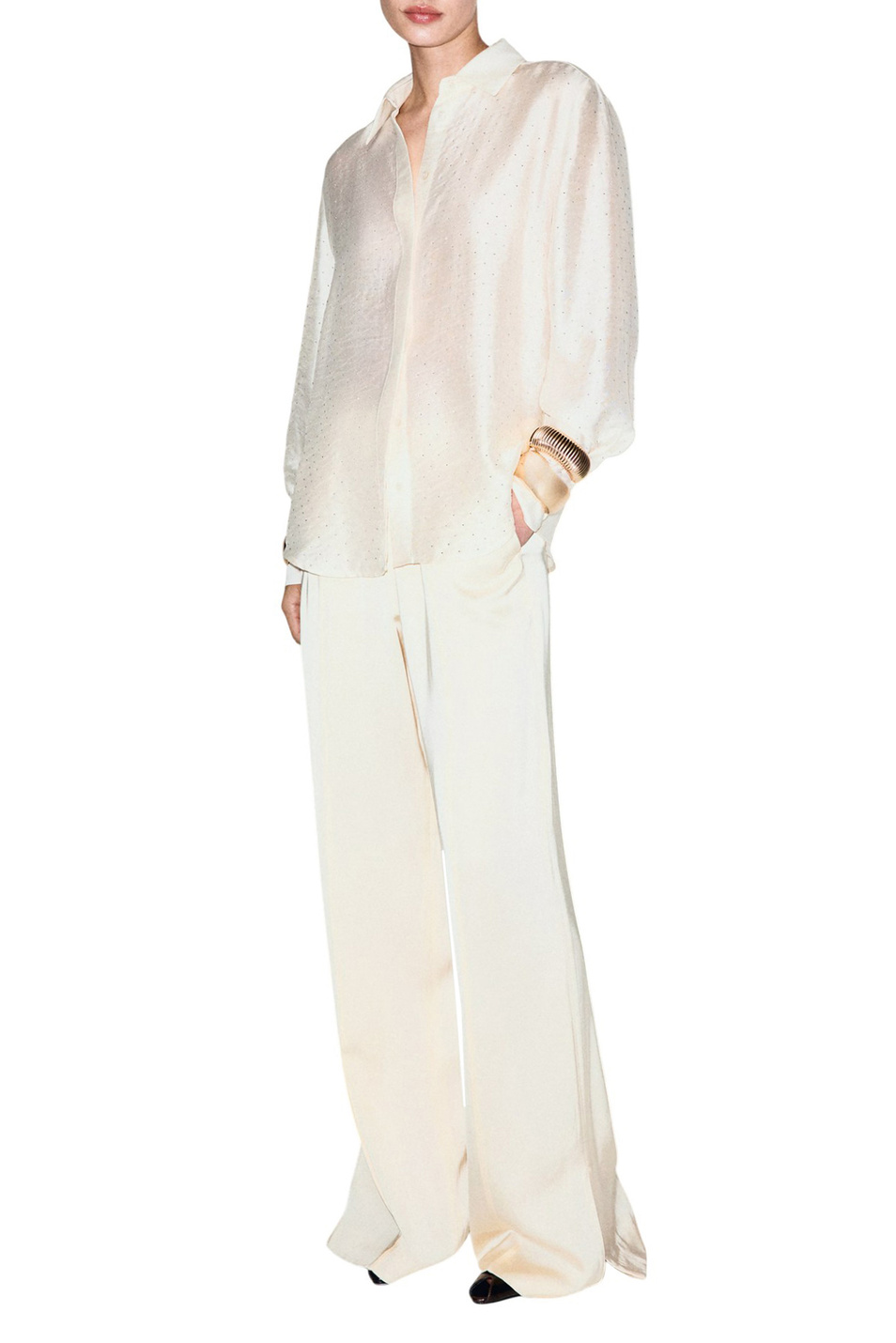 Женский Mango Рубашка ROMP со стразами (цвет ), артикул 17019109 | Фото 2