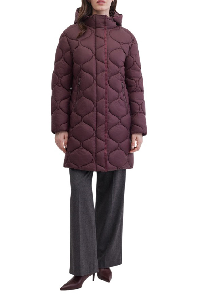 Женский Gerry Weber Пальто стеганое со съемным капюшоном (цвет ), артикул 250063-61040 | Фото 3