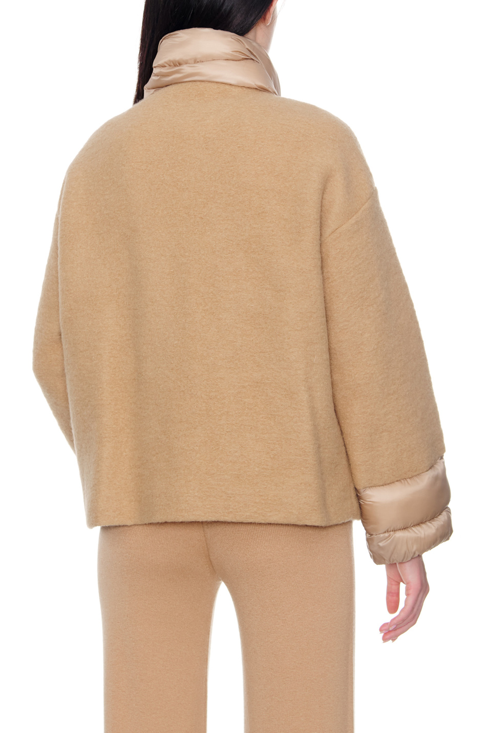 iBLUES Куртка свободного кроя ALIMA из смесового шерстяного джерси (цвет ), артикул 79060126 | Фото 7
