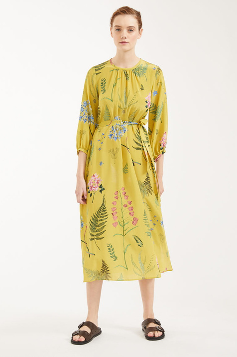 Weekend Max Mara Платье из натурального шелка с принтом MEDUSA ( цвет), артикул 52210107 | Фото 1
