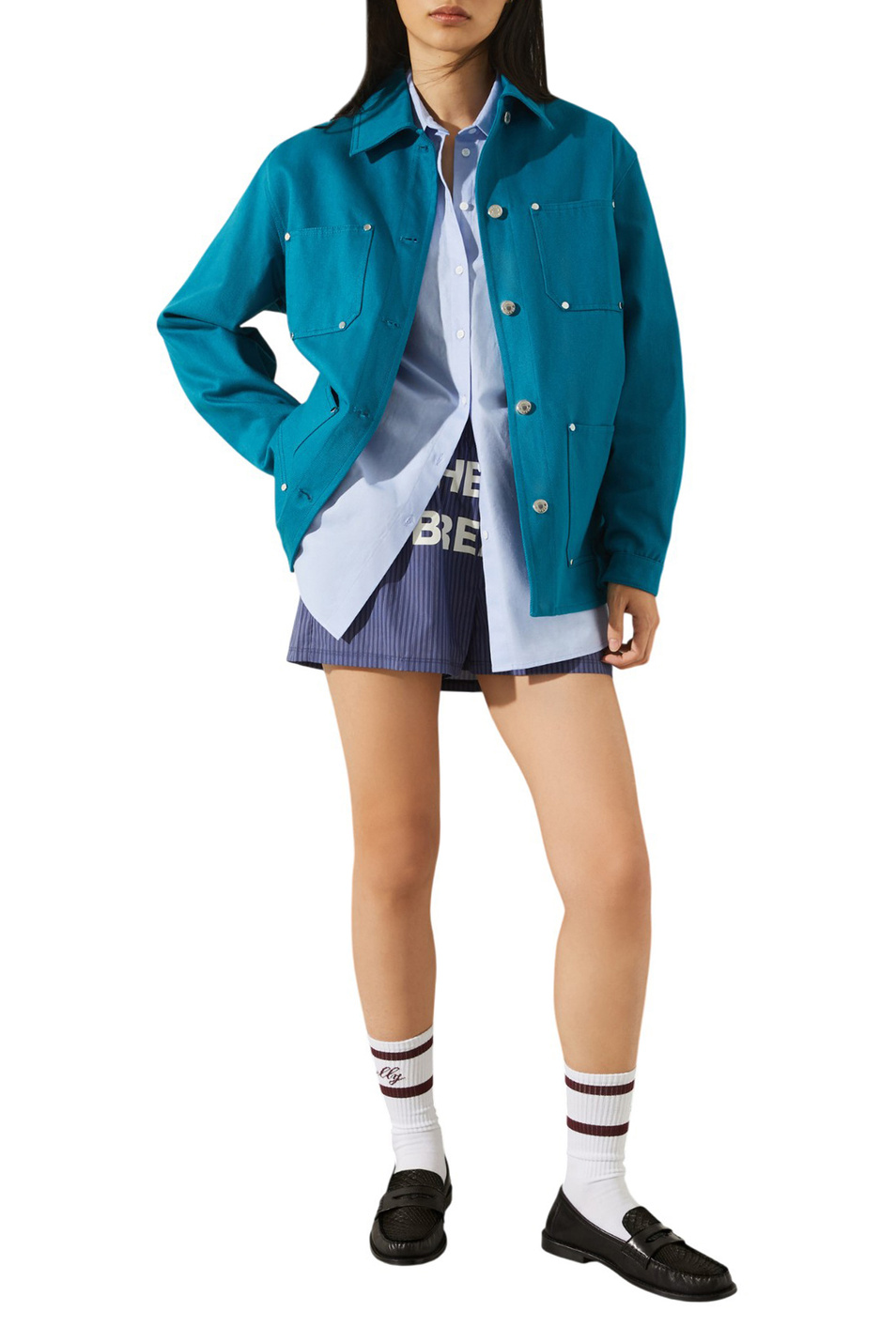 Женский MAX&Co. Рубашка OXFORD из хлопка (цвет ), артикул 2528116012 | Фото 3