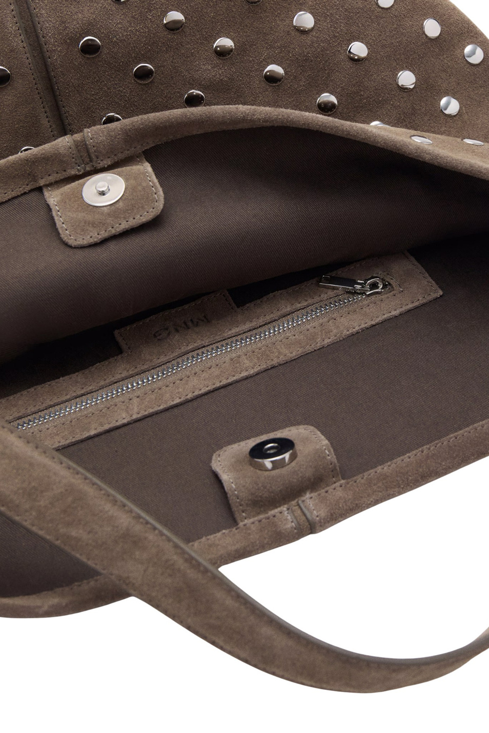 Женский Mango Сумка CARNABYT из натуральной замши (цвет ), артикул 27061223 | Фото 3