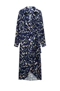 Женский Mango Платье BLUE с принтом (цвет ), артикул 57037736 | Фото 1