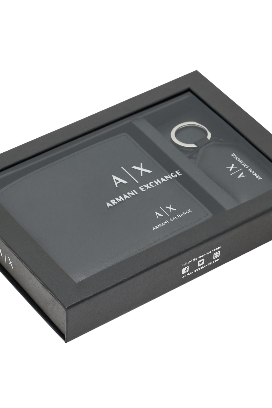 Мужской Armani Exchange Набор аксессуаров (портомне и брелок) (цвет ), артикул 958487-CC845 | Фото 5