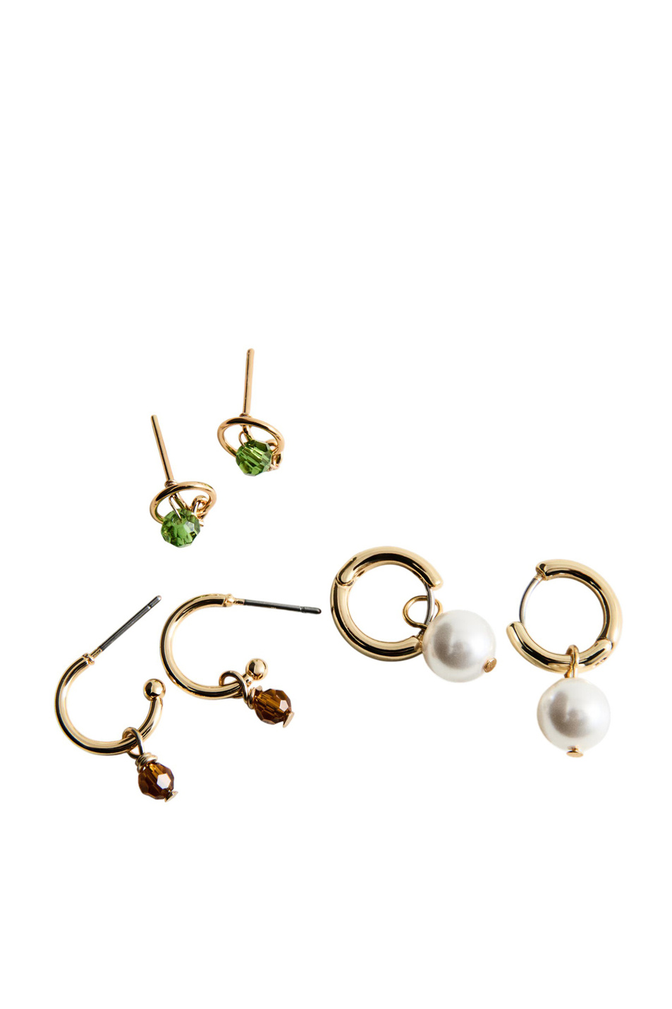 Женский Mango Серьги MIMI в комплекте из 3 пар (цвет ), артикул 27006001 | Фото 2