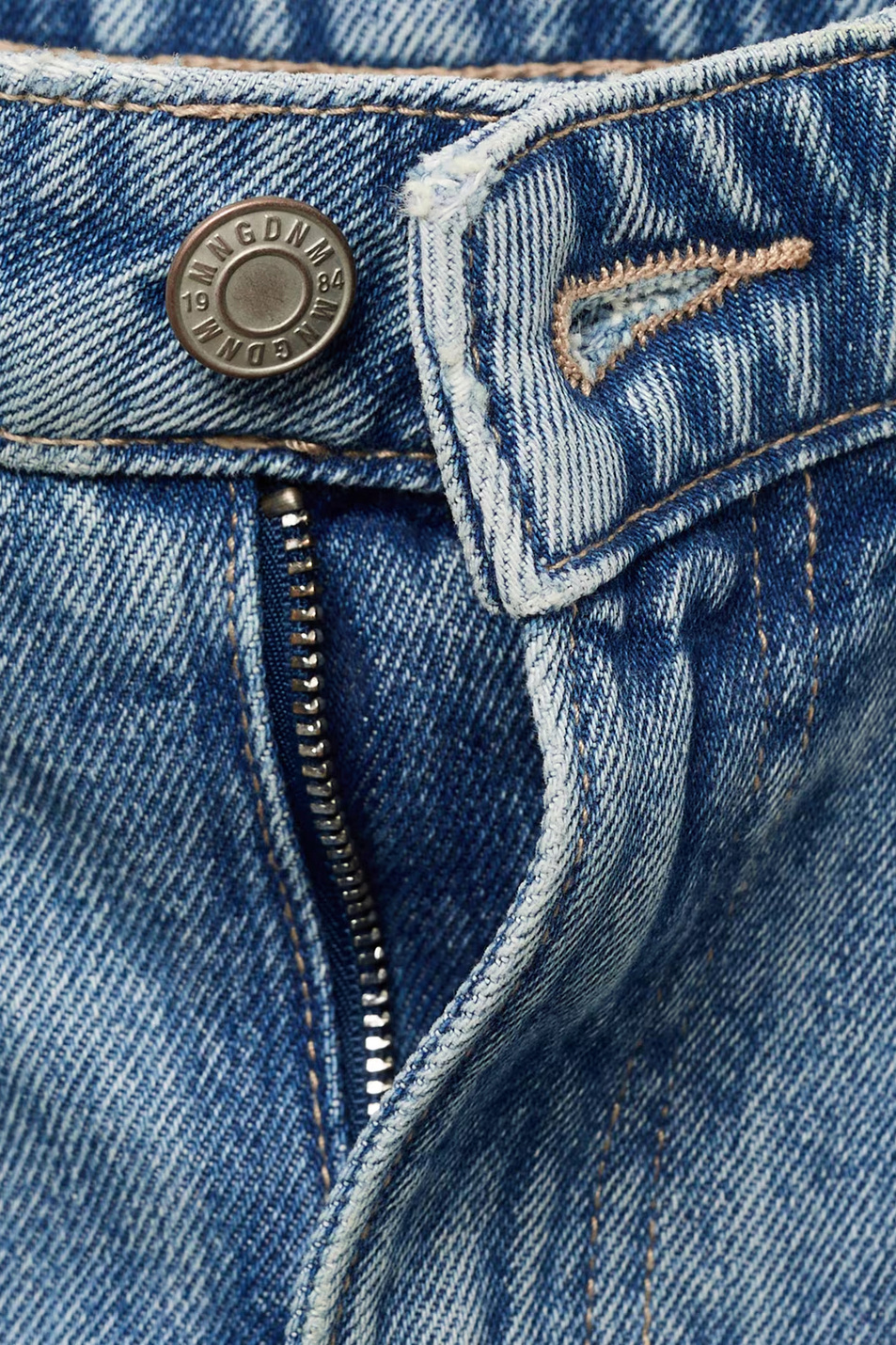 Женский Mango Джинсы BET из хлопка (цвет ), артикул 17044094 | Фото 5