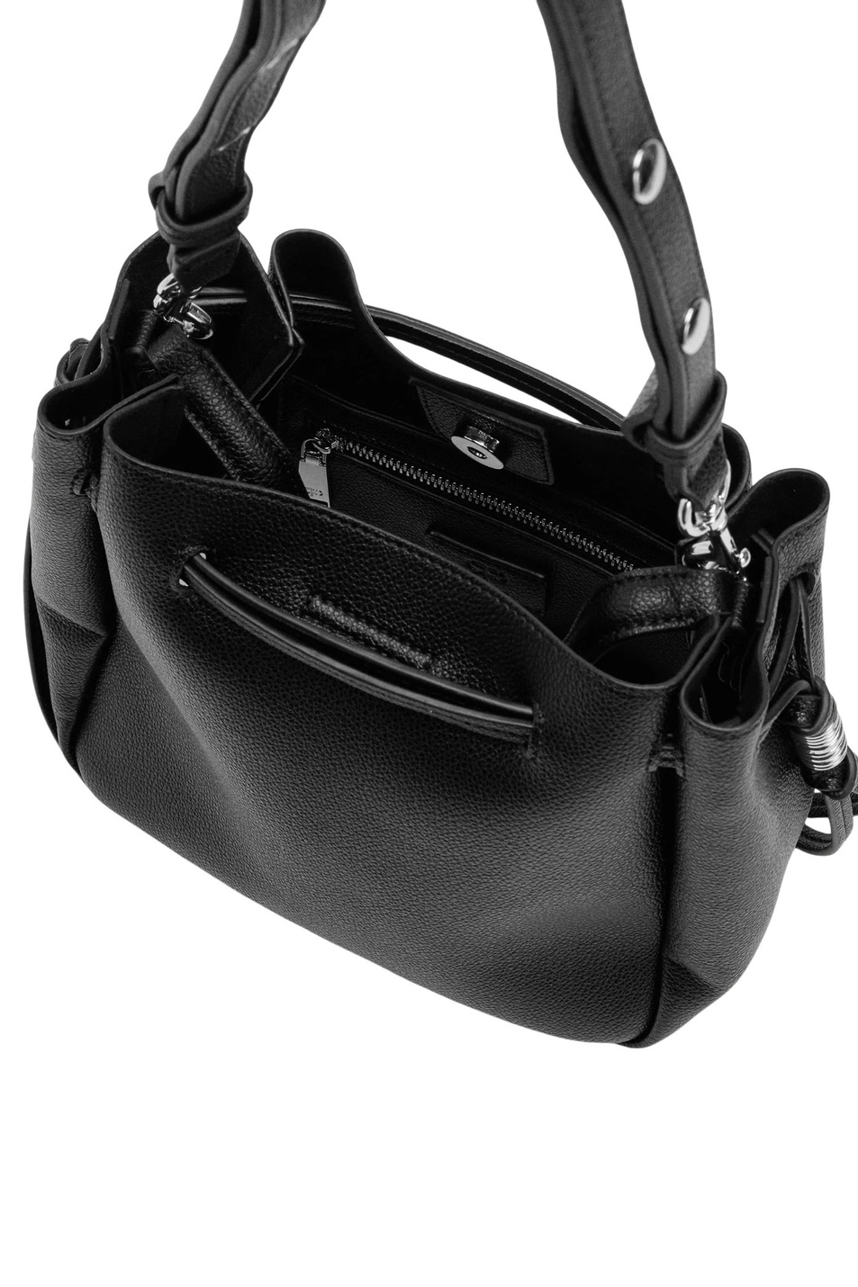 Сумка-ведро с кулиской|Основной цвет:Черный Женский Parfois Сумка-ведро с кулиской (цвет ), артикул 239900 | Фото 3