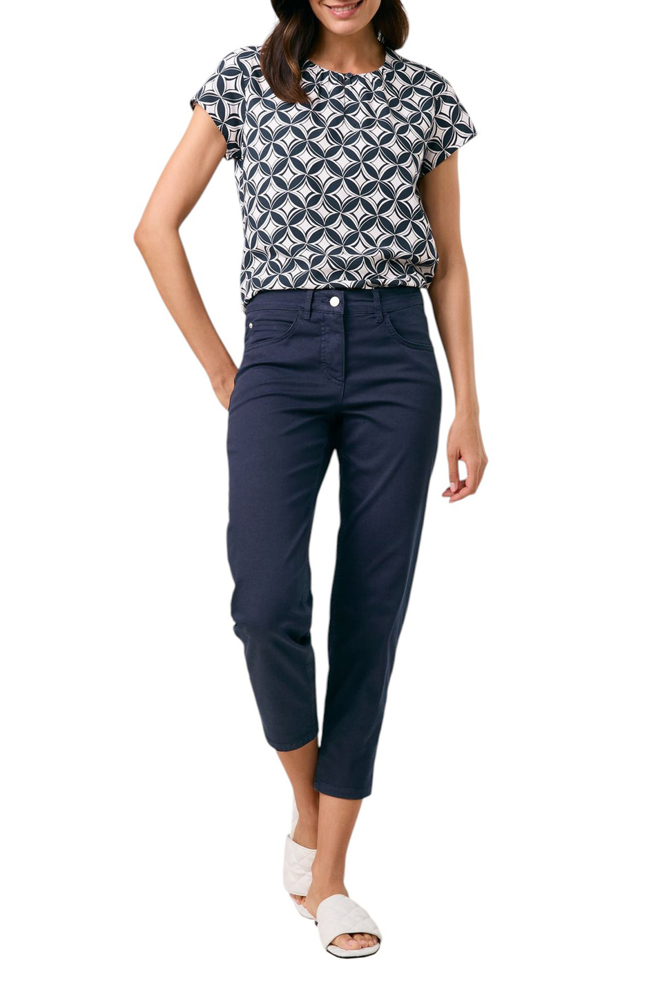 Женский Gerry Weber Джинсы укороченные (цвет ), артикул 925055-66942-SOLINE BEST4 | Фото 3