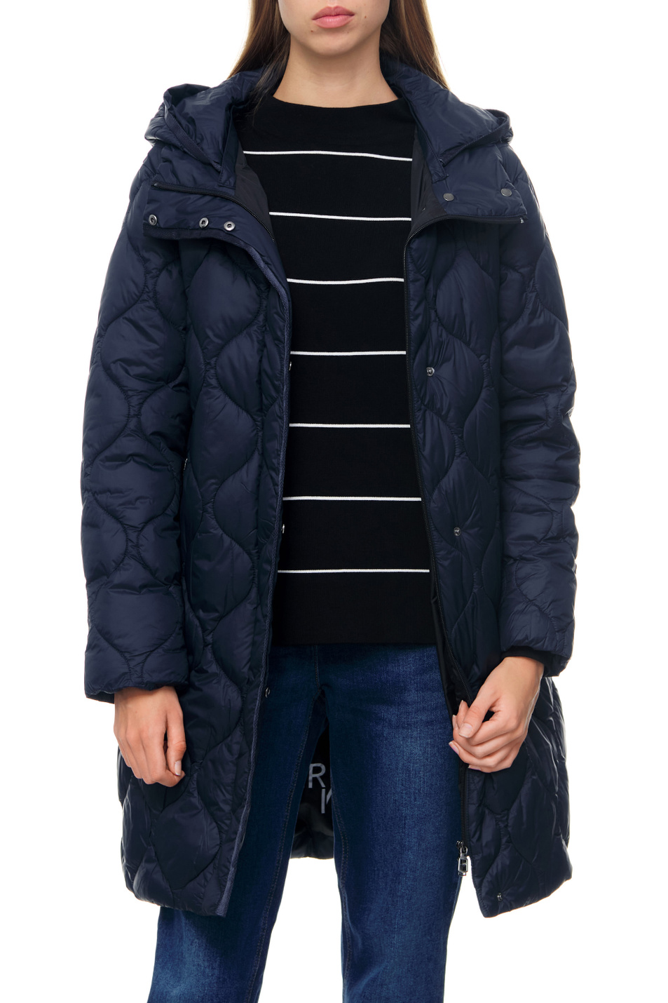 Женский Gerry Weber Стеганое пальто с карманами на молнии (цвет ), артикул 850239-31089 | Фото 5