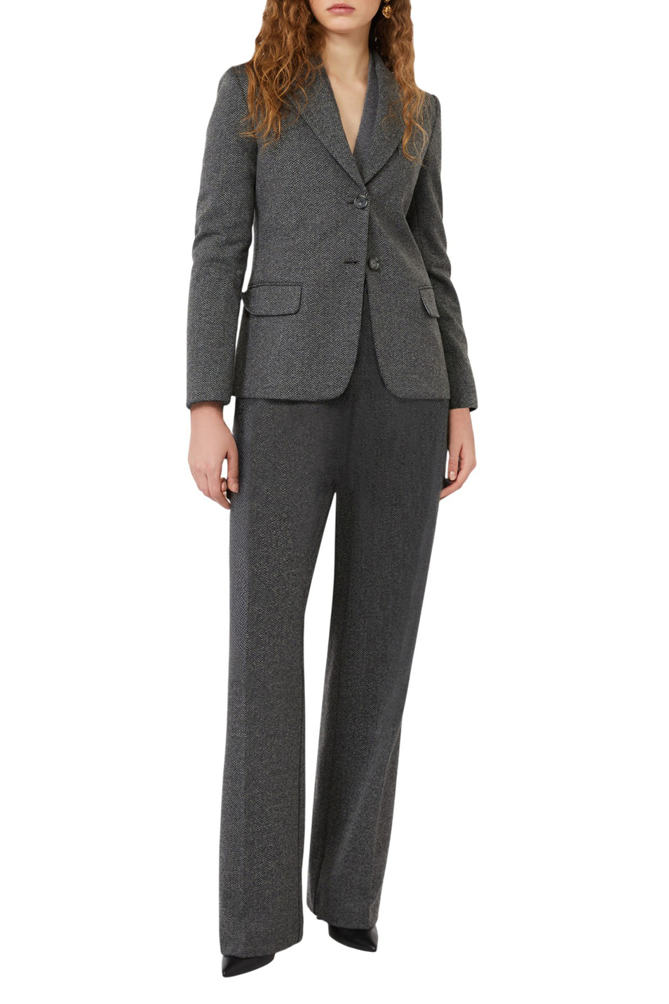 Женский Weekend Max Mara Брюки ZELMA с эластичным поясом (цвет ), артикул 2525786042 | Фото 2