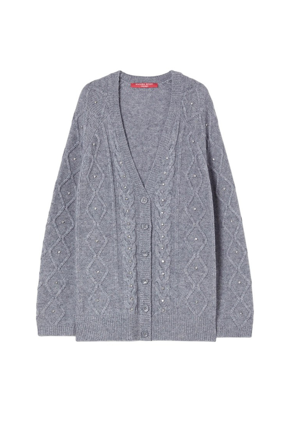 Женский Marina Rinaldi Кардиган AGUZZE из смесовой шерсти (цвет ), артикул 2528346057 | Фото 1