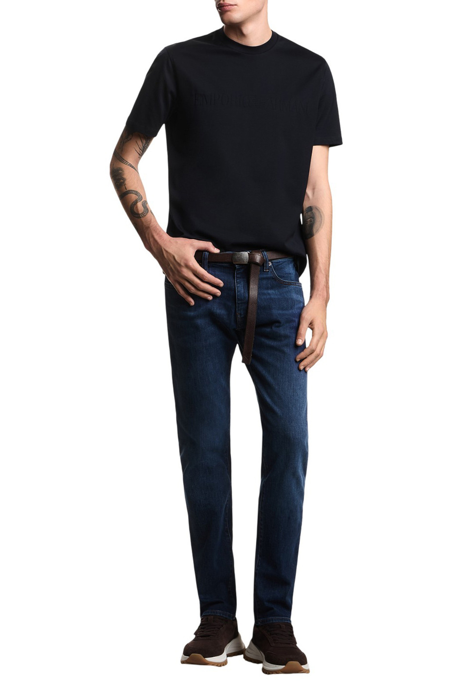 Мужской Emporio Armani Футболка из хлопка (цвет ), артикул EM004593-AF10762 | Фото 2