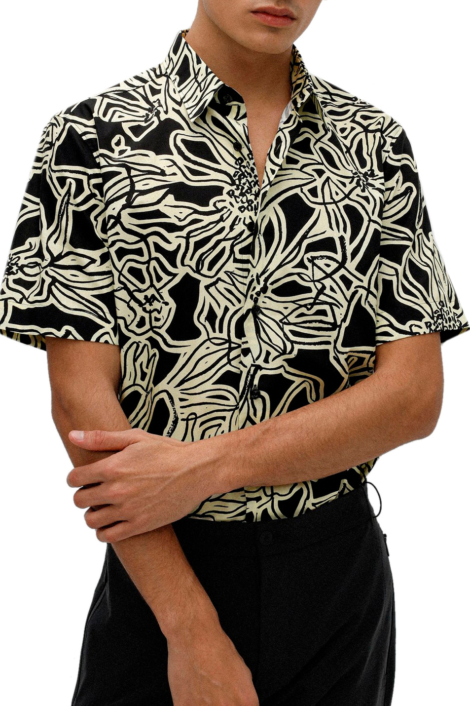 HUGO Рубашка свободного кроя с принтом (цвет ), артикул 50473496 | Фото 3