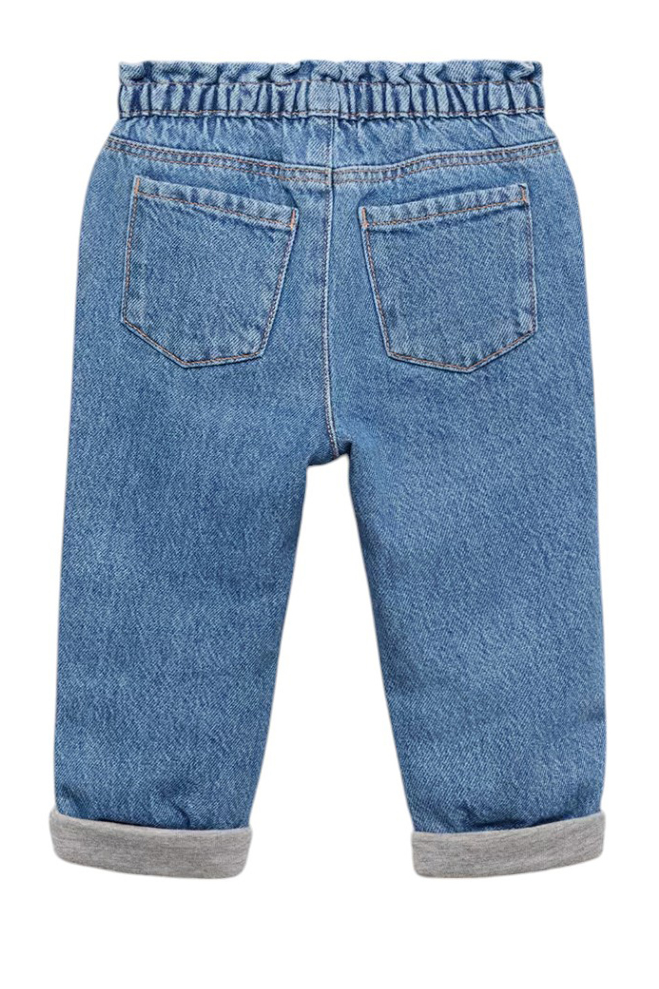 Малышкам девочкам Mango Kids Джинсы LYDIAF из хлопка (цвет ), артикул 77077926 | Фото 2