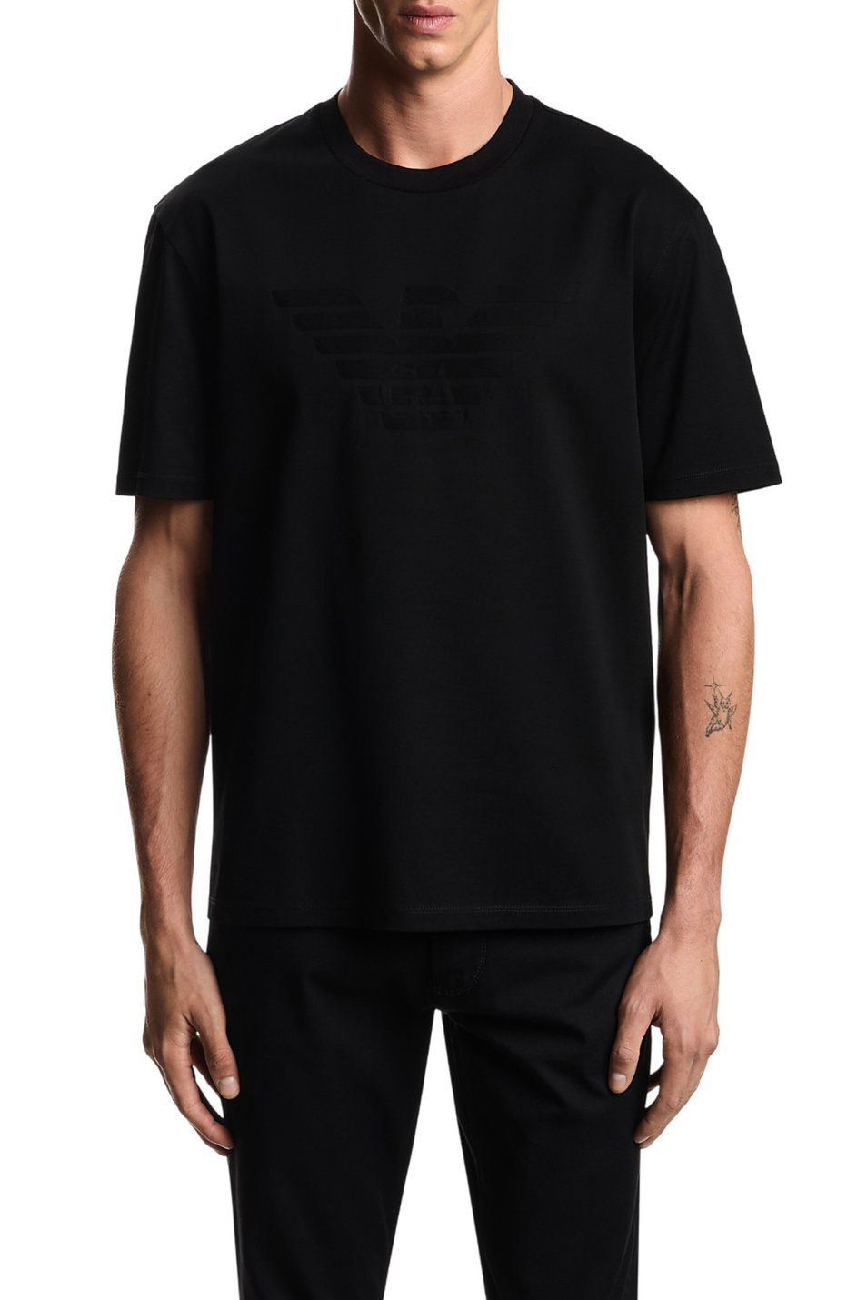 Мужской Emporio Armani Футболка из хлопка (цвет ), артикул EM004593-AF10762 | Фото 3