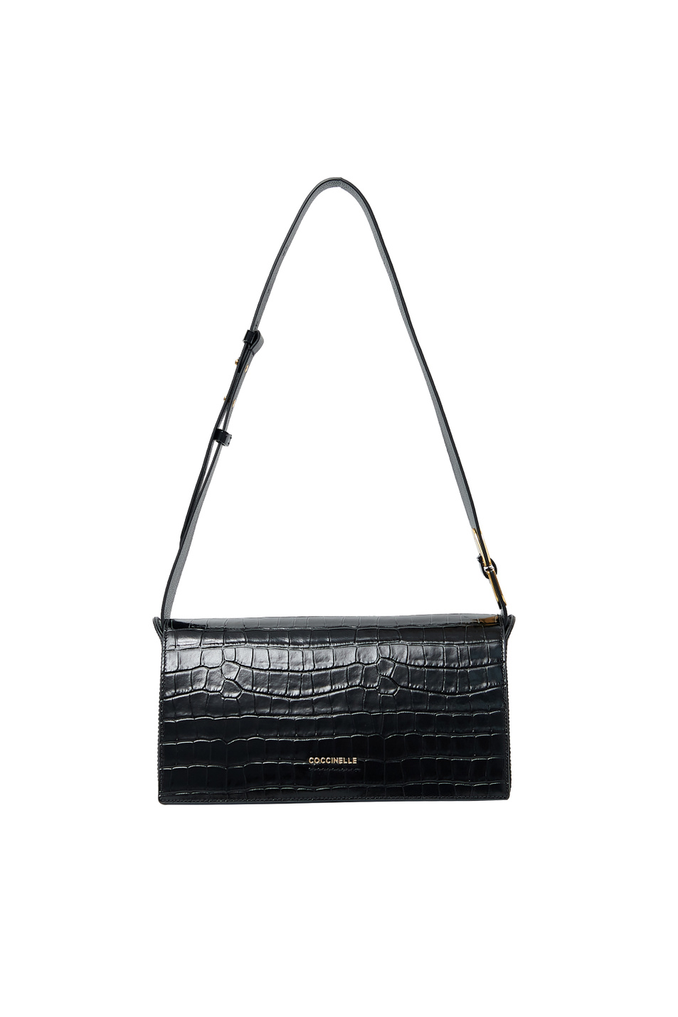 Женский Coccinelle Сумка JOSEPHINE CROCO SHINY SOFT из натуральной кожи (цвет ), артикул E1IA1120201 | Фото 2