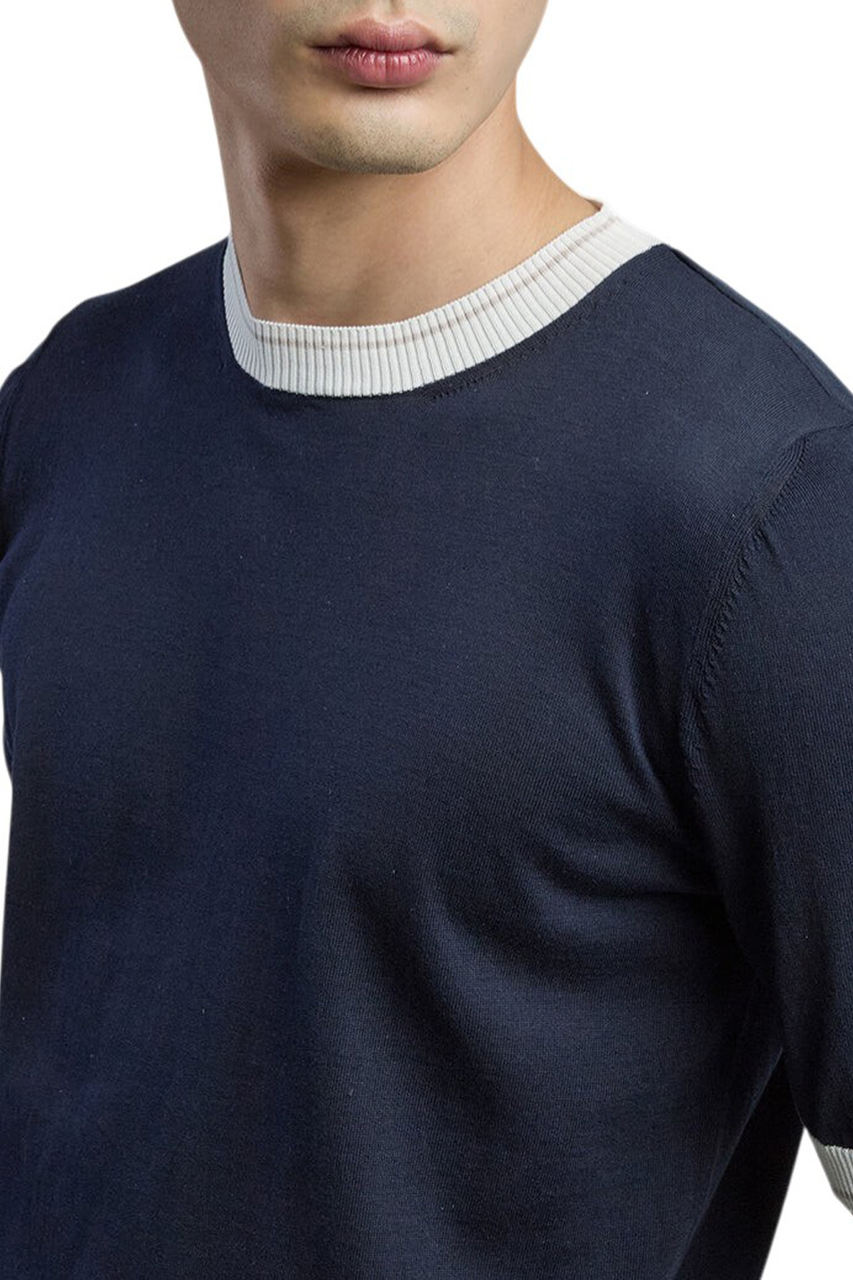 Мужской Eleventy Джемпер с короткими рукавами (цвет ), артикул M76MAGM19-MAG0M013 | Фото 4