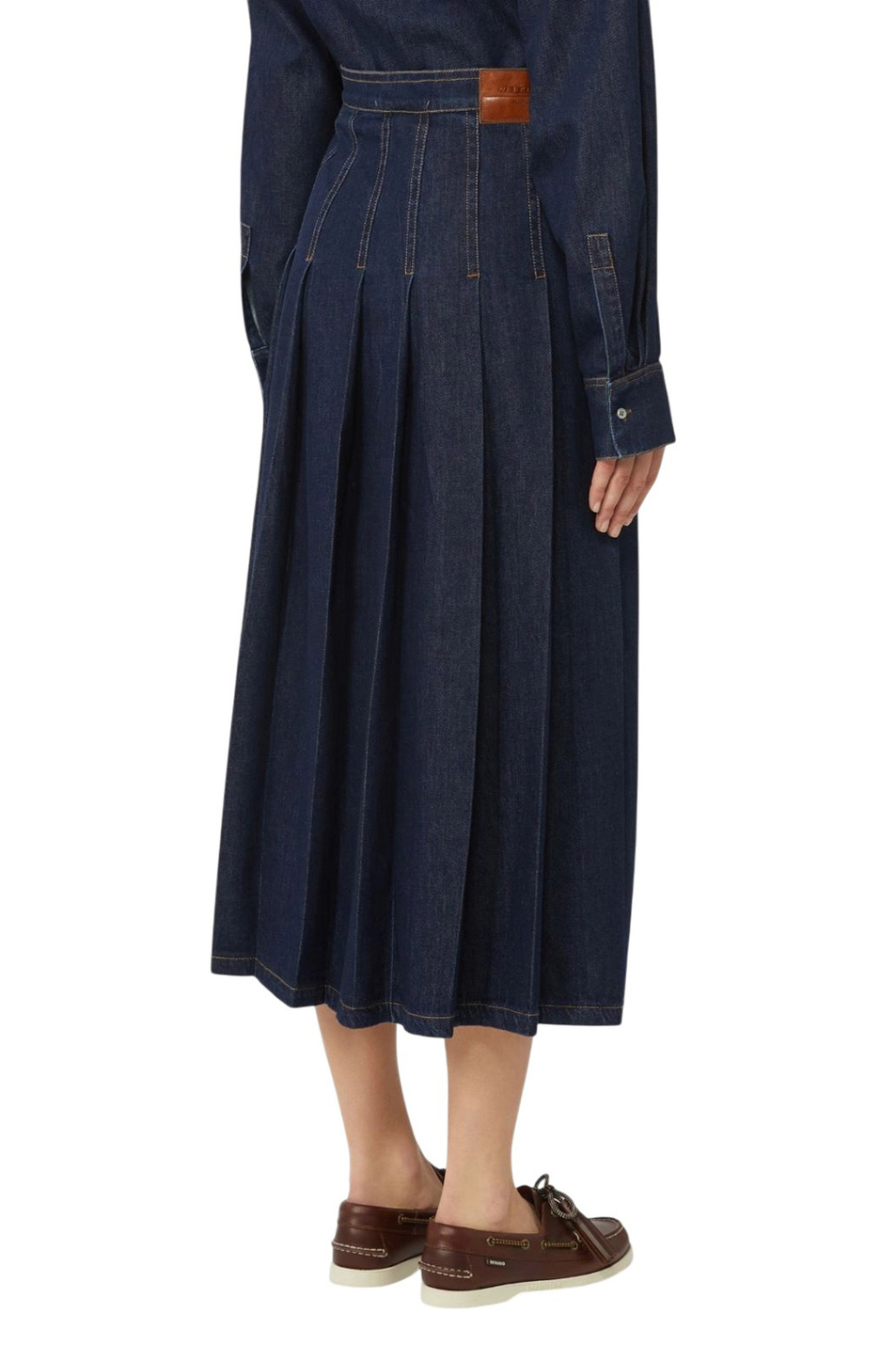 Женский Weekend Max Mara Юбка OVALE джинсовая (цвет ), артикул 2615101071 | Фото 4