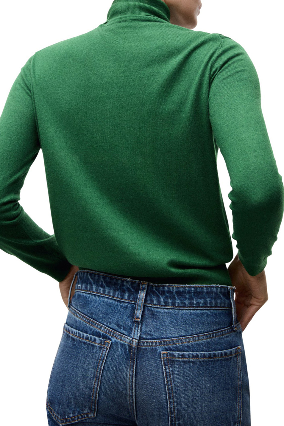 Женский Mango Водолазка LUCCAC однотонная (цвет ), артикул 27031274 | Фото 4