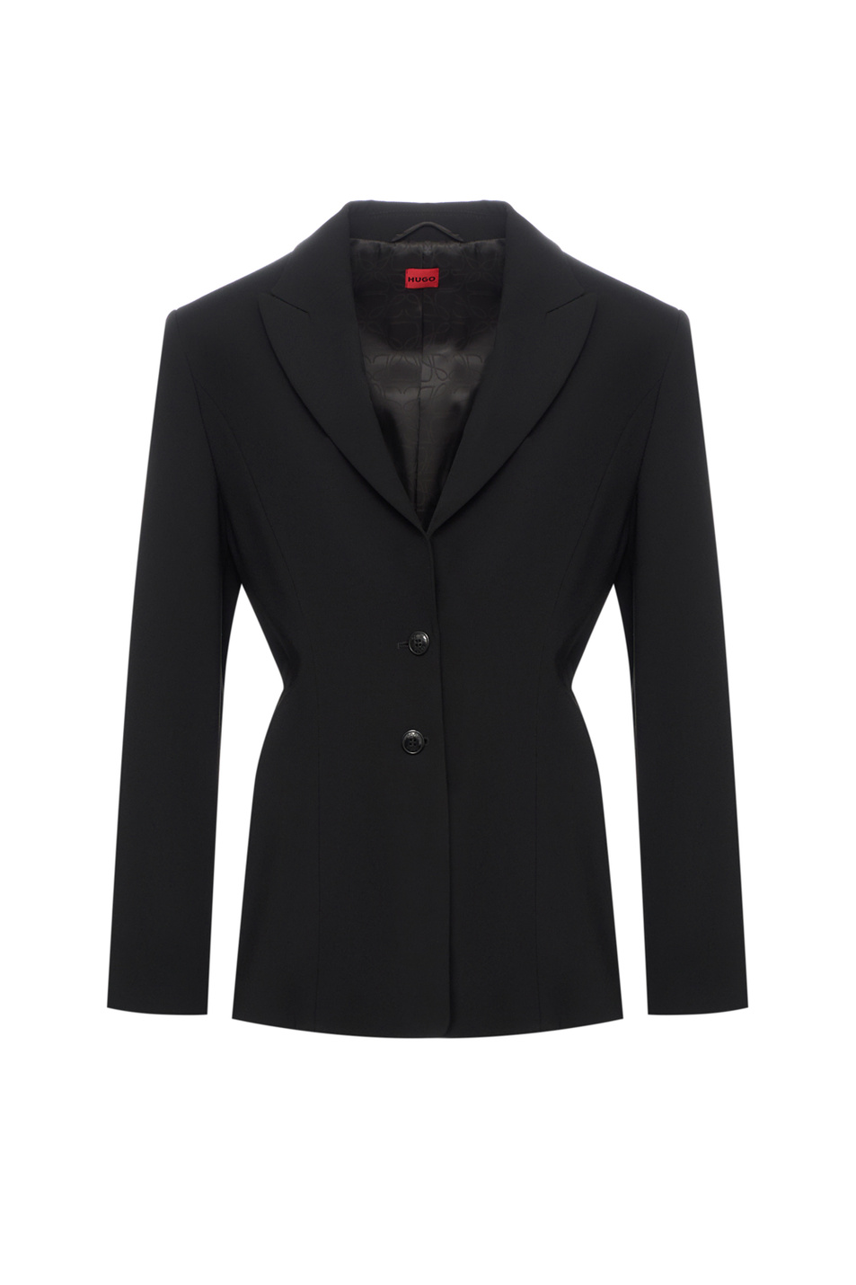 Пиджак Alinuna однотонный|Основной цвет:Черный Женский HUGO Пиджак Alinuna однотонный (цвет ), артикул 50547187 | Фото 1