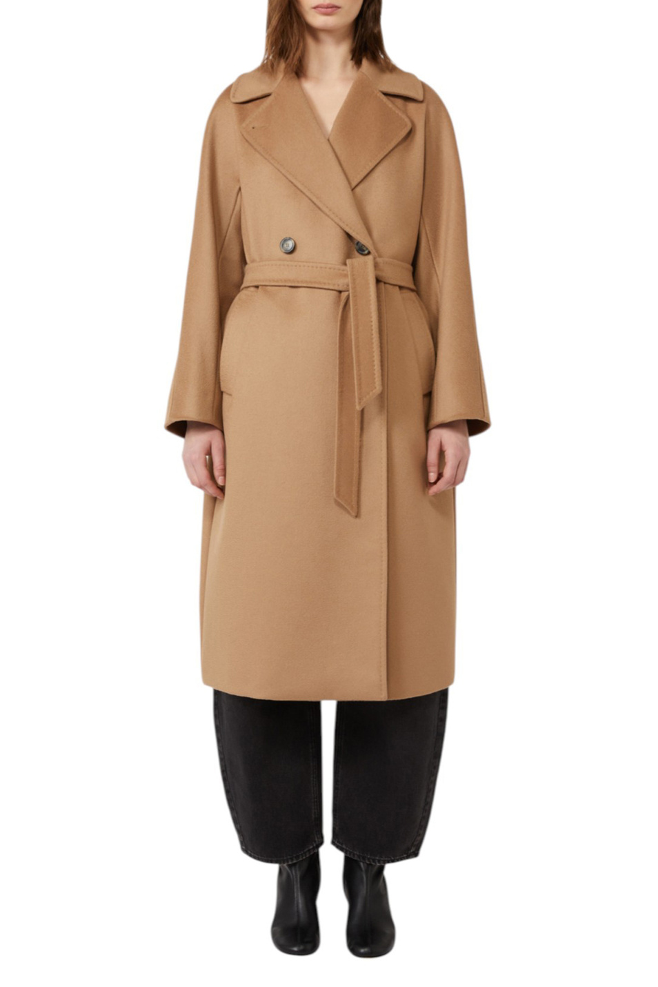 Пальто RESINA из шерсти|Основной цвет:Коричневый Женский Weekend Max Mara Пальто RESINA из шерсти (цвет ), артикул 2525016102 | Фото 3