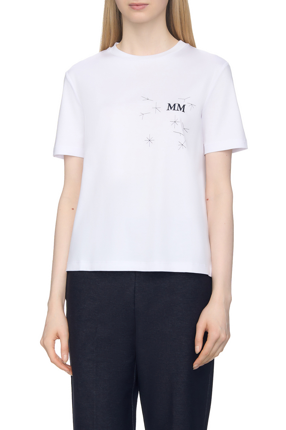 Женский Max Mara Футболка OPUNZIA (цвет ), артикул 2516941067 | Фото 4