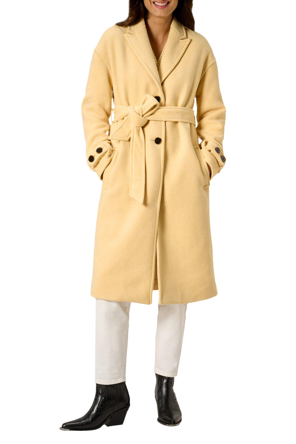 Orsay Пальто с поясом и прорезными карманами (цвет ), артикул 830258 | Фото 3