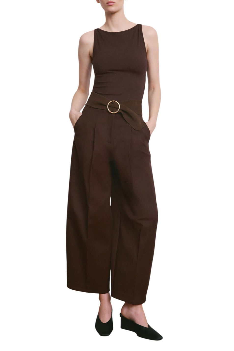 Женский Mango Топ TECLA однотонный (цвет ), артикул 27065827 | Фото 2