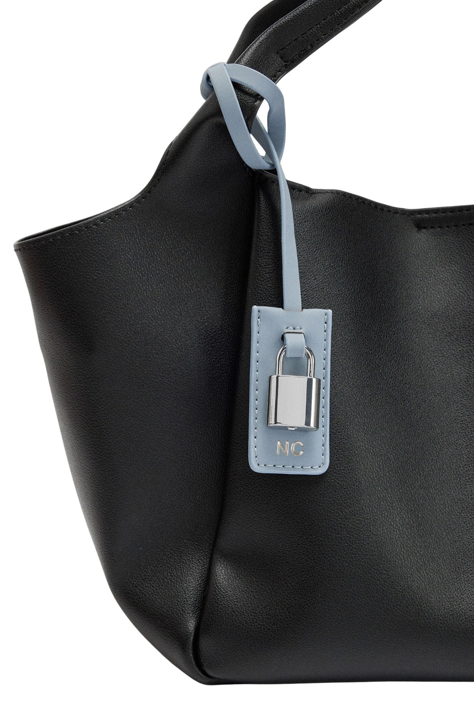 Женский Parfois Сумка-шопер с подвеской (цвет ), артикул 241281 | Фото 4