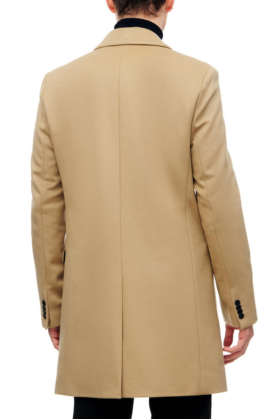 Мужской HUGO Пальто однобортное из смесовой шерсти (цвет ), артикул 50476672 | Фото 5