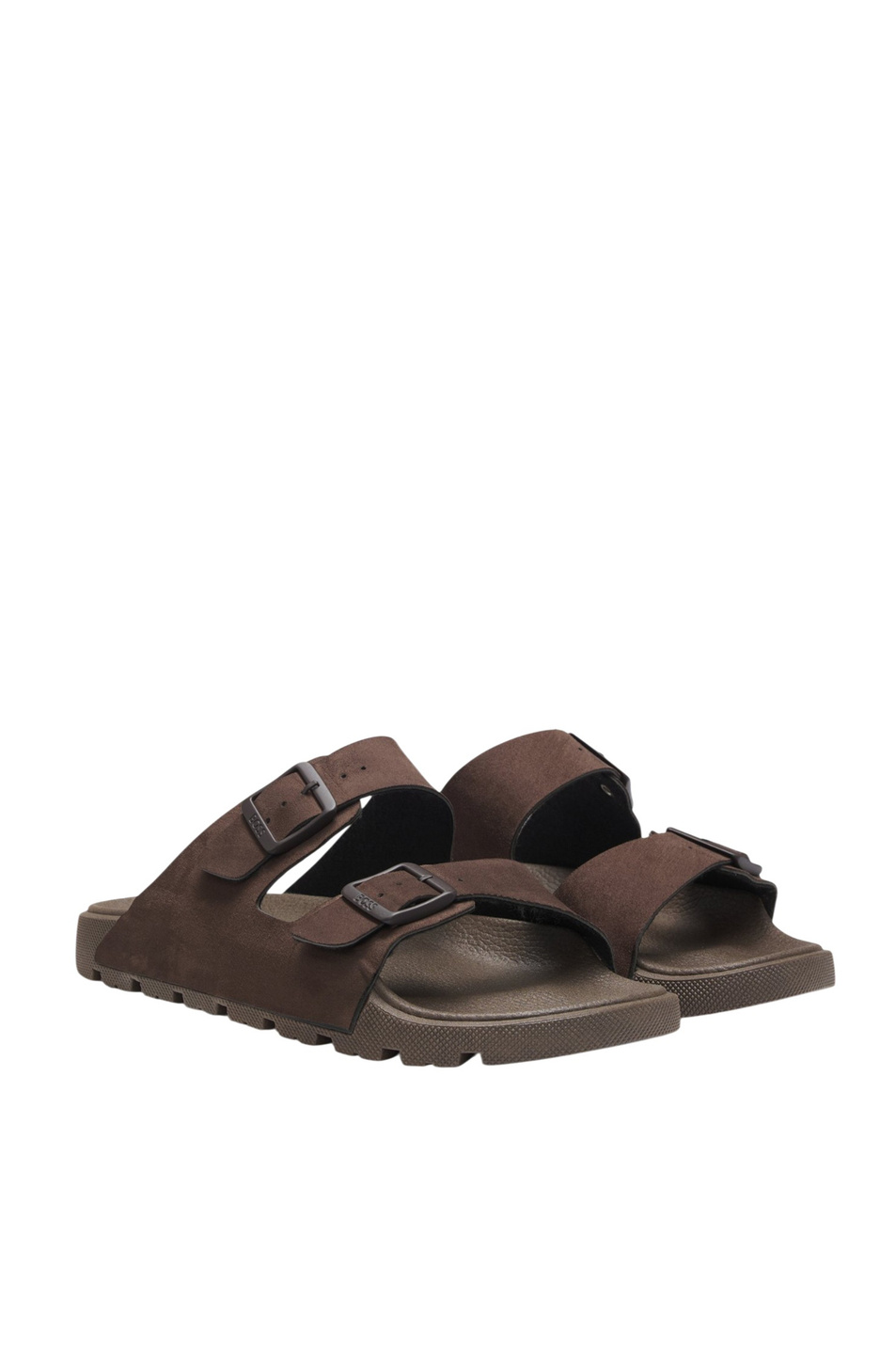 Мужской BOSS Шлепанцы Surfley из натуральной замши (цвет ), артикул 50563157 | Фото 2