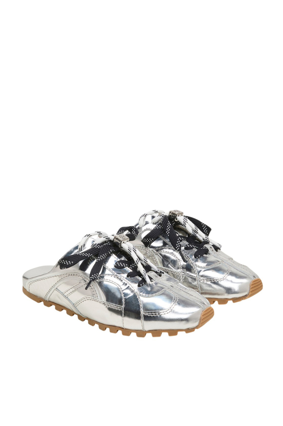 Женский Dorothee Schumacher Кроссовки-мюли с эффектом металлик (цвет ), артикул 450720 | Фото 2