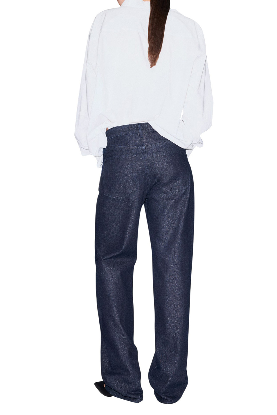 Женский Mango Джинсы CARRIE из хлопка (цвет ), артикул 17067797 | Фото 4