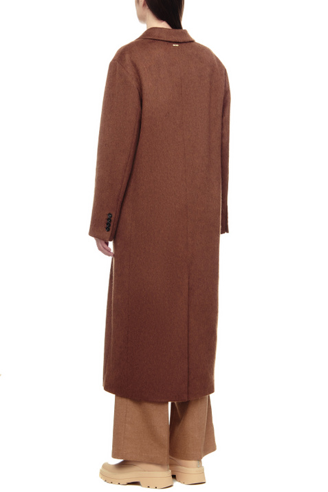 BOSS Двубортное пальто из смесовой шерсти ( цвет), артикул 50476834 | Фото 6