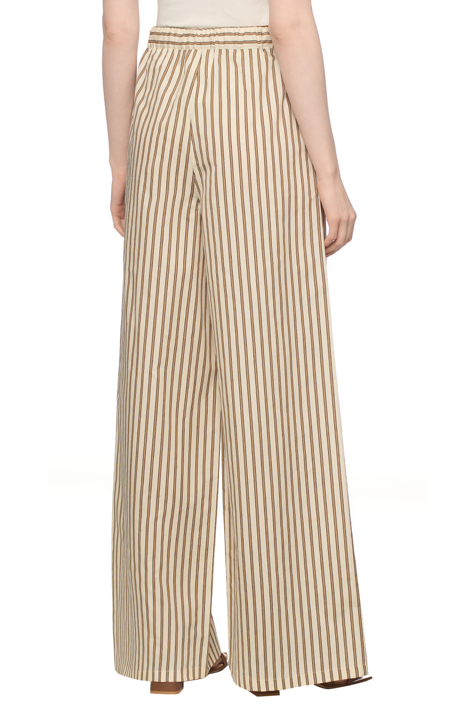 Женский Max Mara Брюки ORDINE из хлопка и шелка (цвет ), артикул 2611131132 | Фото 5