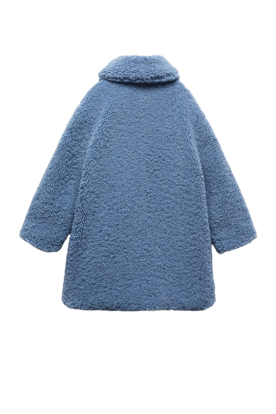Девочкам Mango Kids Пальто BLEU из искусственного меха (цвет ), артикул 57024012 | Фото 2