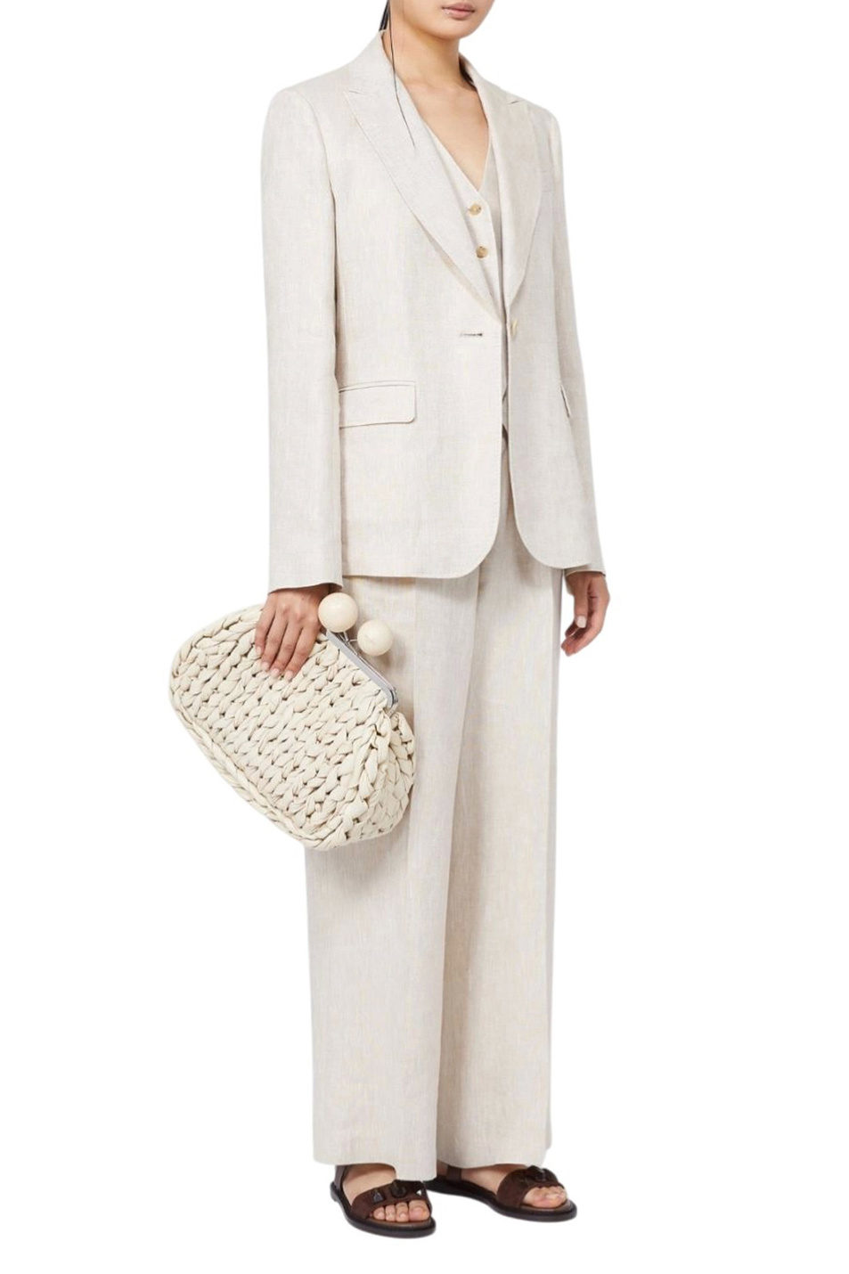 Сумка Pasticcino из натуральной кожи|Основной цвет:Кремовый Женский Weekend Max Mara Сумка Pasticcino из натуральной кожи (цвет ), артикул 2615511055 | Фото 6