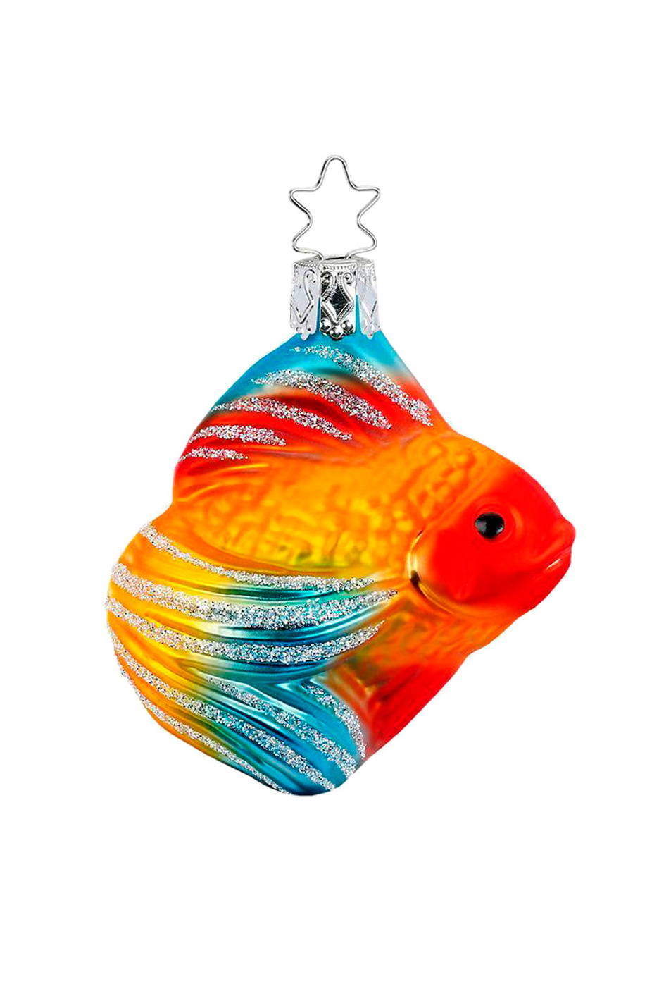 Не имеет пола Inge's Christmas Елочная игрушка "Вуалехвост (золотая рыбка)", 8 см (цвет ), артикул 10050S020 | Фото 1