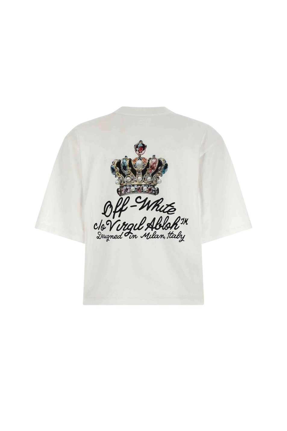 Женский Off-White Футболка ROYAL CROWN с принтом (цвет ), артикул OWAA124S26JER0040110 | Фото 2