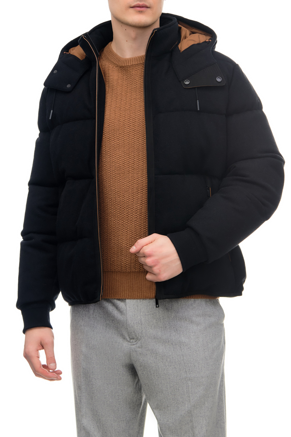 Мужской Zegna Куртка стеганая из кашемира с пуховым наполнителем (цвет ), артикул UAT48-A102-1-R | Фото 3