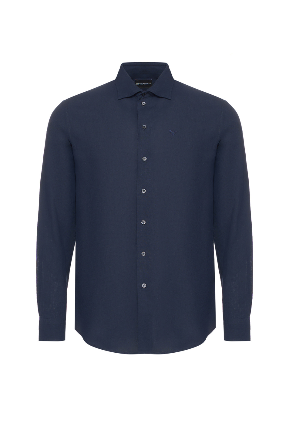 Мужской Emporio Armani Рубашка из хлопка и льна (цвет ), артикул EM000099-TE20550 | Фото 1