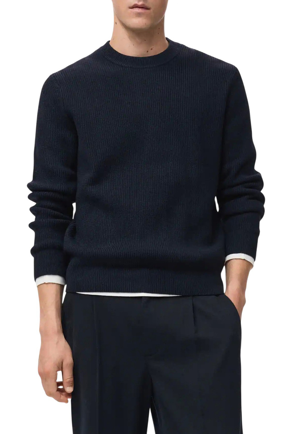 Мужской Mango Man Джемпер PARKY с круглым вырезом (цвет ), артикул 17007900 | Фото 3