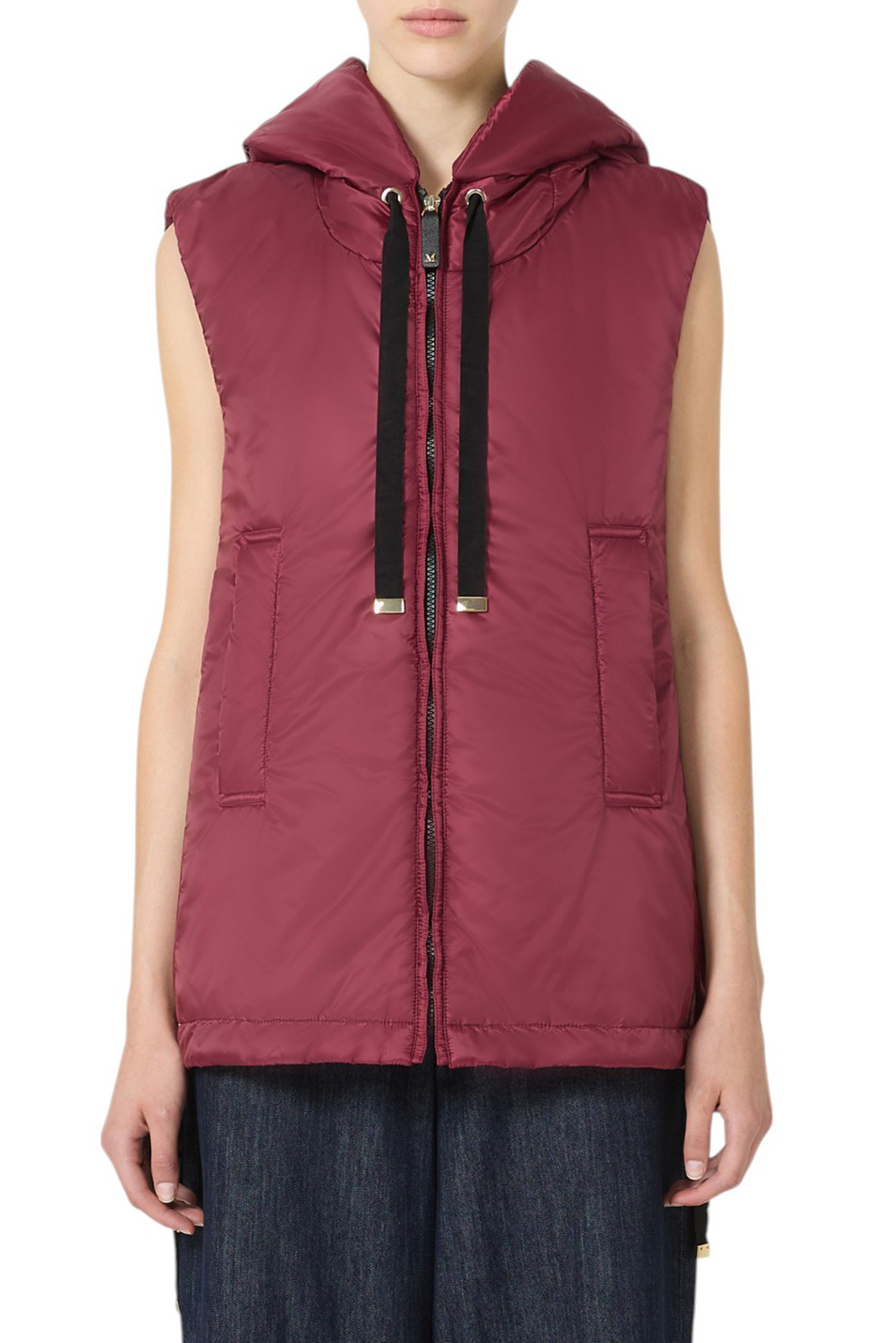 Женский Max Mara Жилетка GREENGO однотонная (цвет ), артикул 2529296024 | Фото 4