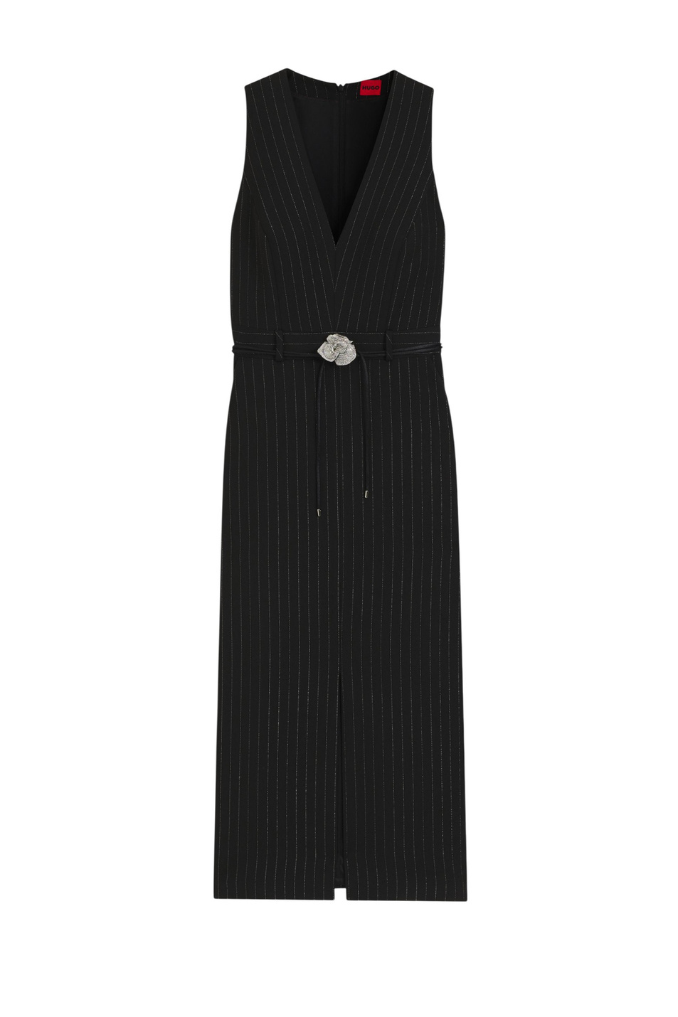 Платье Katoni с поясом|Основной цвет:Черный Женский HUGO Платье Katoni с поясом (цвет ), артикул 50547231 | Фото 1