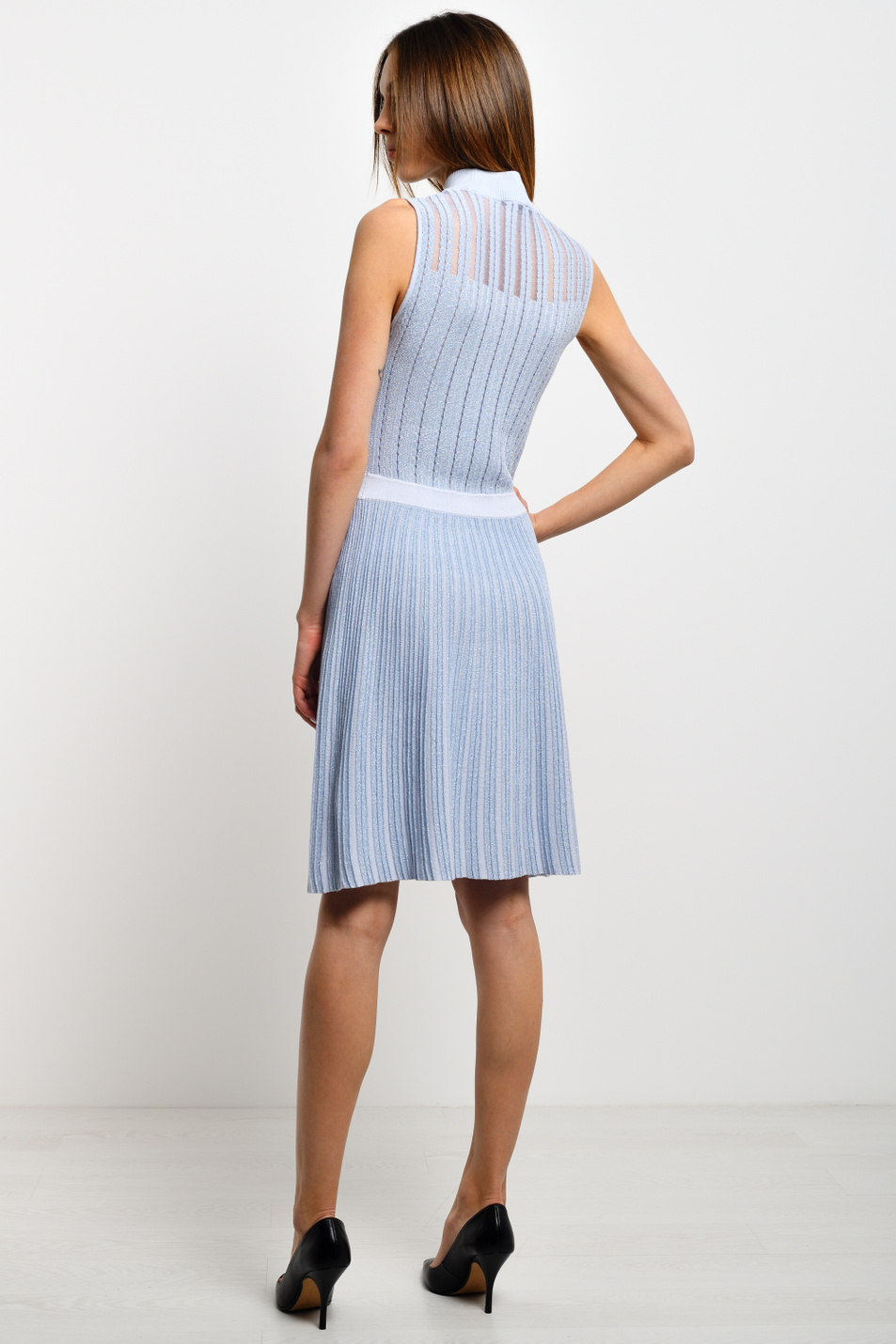 Emporio Armani Платье из смесовой вискозы с добавлением мерсеризованной нити (цвет ), артикул 3H2AT2-2M05Z | Фото 4