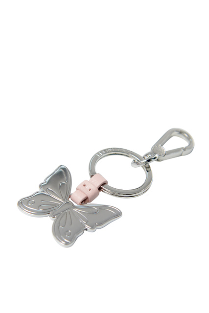 Брелок для ключей с подвеской-бабочкой|Основной цвет:Серебристый|Артикул:E2IZ441V924 | Фото 2