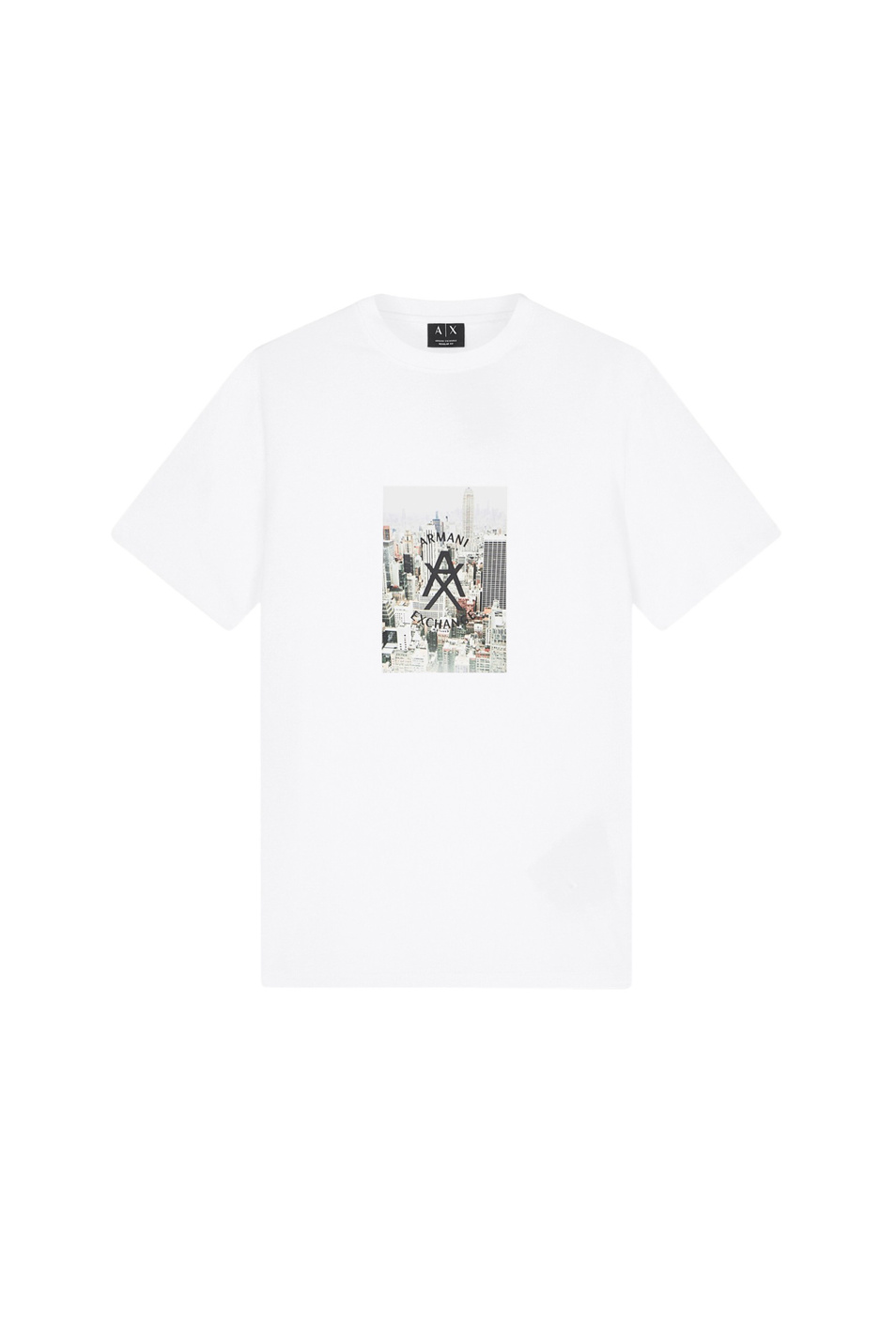 Мужской Armani Exchange Футболка из хлопка с принтом (цвет ), артикул XM002214-AF10356 | Фото 1