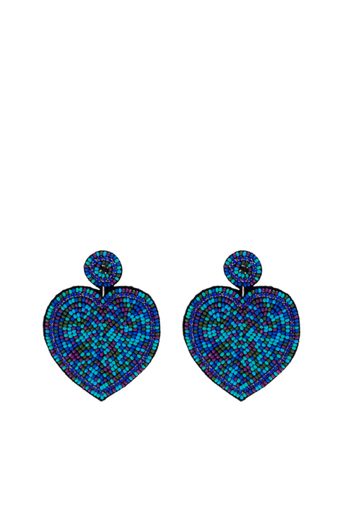 Parfois Крупные серьги в виде сердец из бисера ( цвет), артикул 202419 | Фото 1