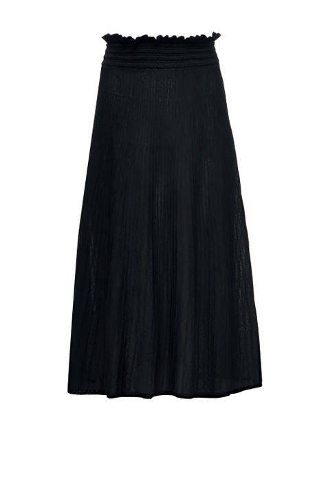Moschino Однотонная юбка со сборками на поясе ( цвет), артикул A0180-6100 | Фото 1
